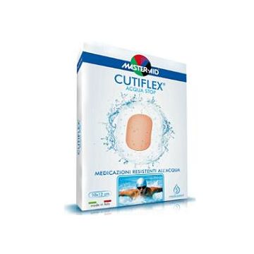 Medicazione autoadesiva trasparente impermeabile master-aid cutiflexmed 7x5 cm 5 pezzi