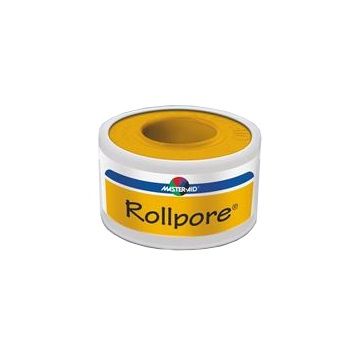 Cerotto in rocchetto master-aid rollpore tessuto non tessuto 5x2,5