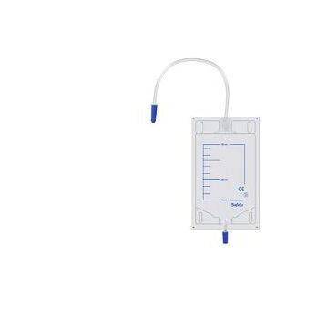 Sacca di drenaggio da gamba per incontinenza tubo 35 cm 10 pezzi