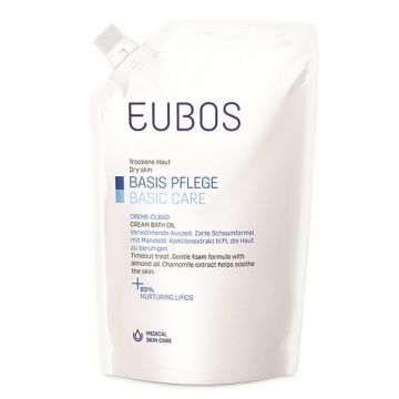 Eubos olio bagno ricarica 400 ml