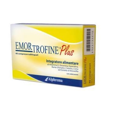 Emortrofine plus 40 compresse sublinguali