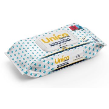 Unico salviettine umidificate pop-up 72 pezzi
