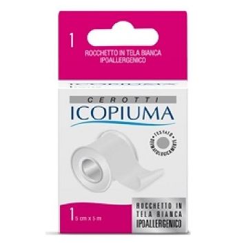 Cerotto in rocchetto icopiuma bianco cm 5 x 500 cm