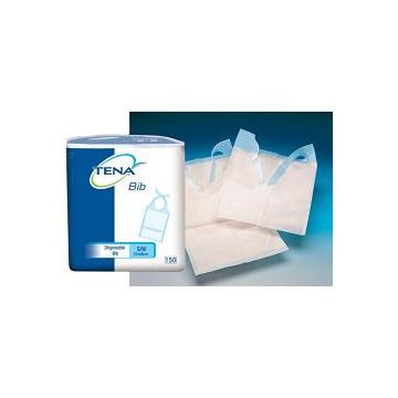 Bavaglia monouso tena bib misura media/large 150 pezzi