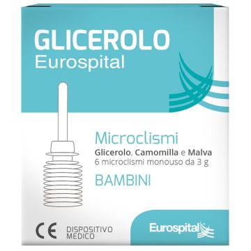 Microclismi glicerolo bambini 6 pezzi